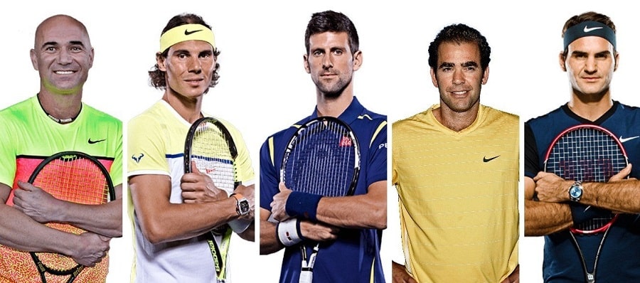 The greatest tennis players in history