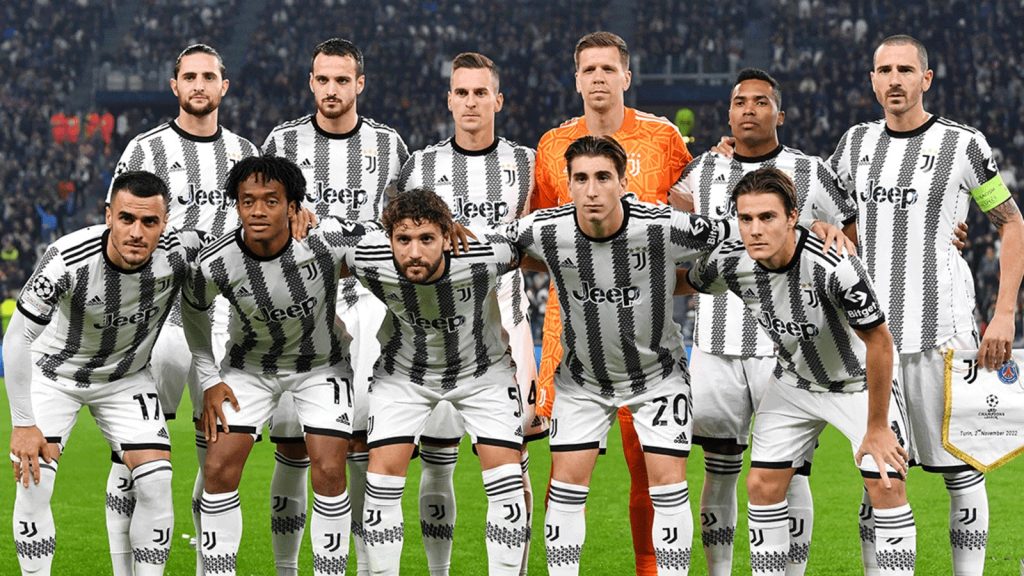 Foto della squadra della Juventus