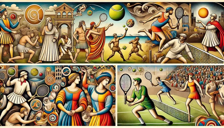 Équipement de tennis moderne