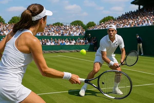 Wimbledon 2025 court