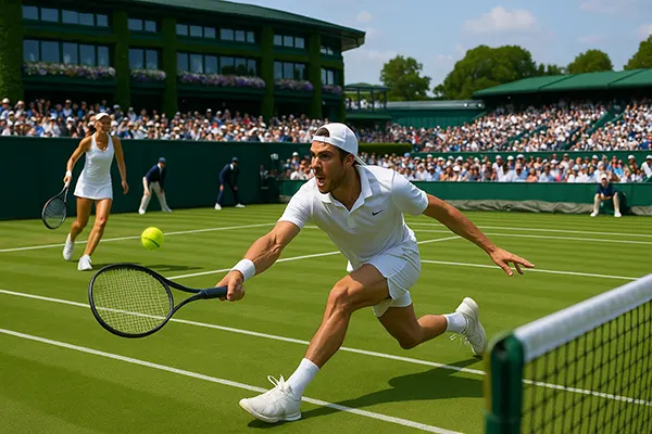 Wimbledon 2025 court