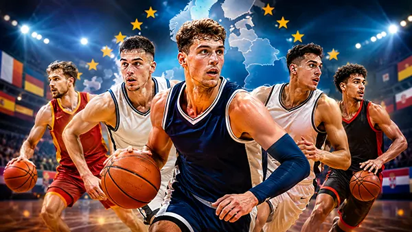 Europäische Basketballspieler